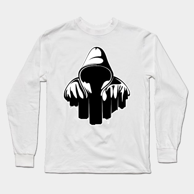 Hooded Man - Urban Style Long Sleeve T-Shirt by Hoyda